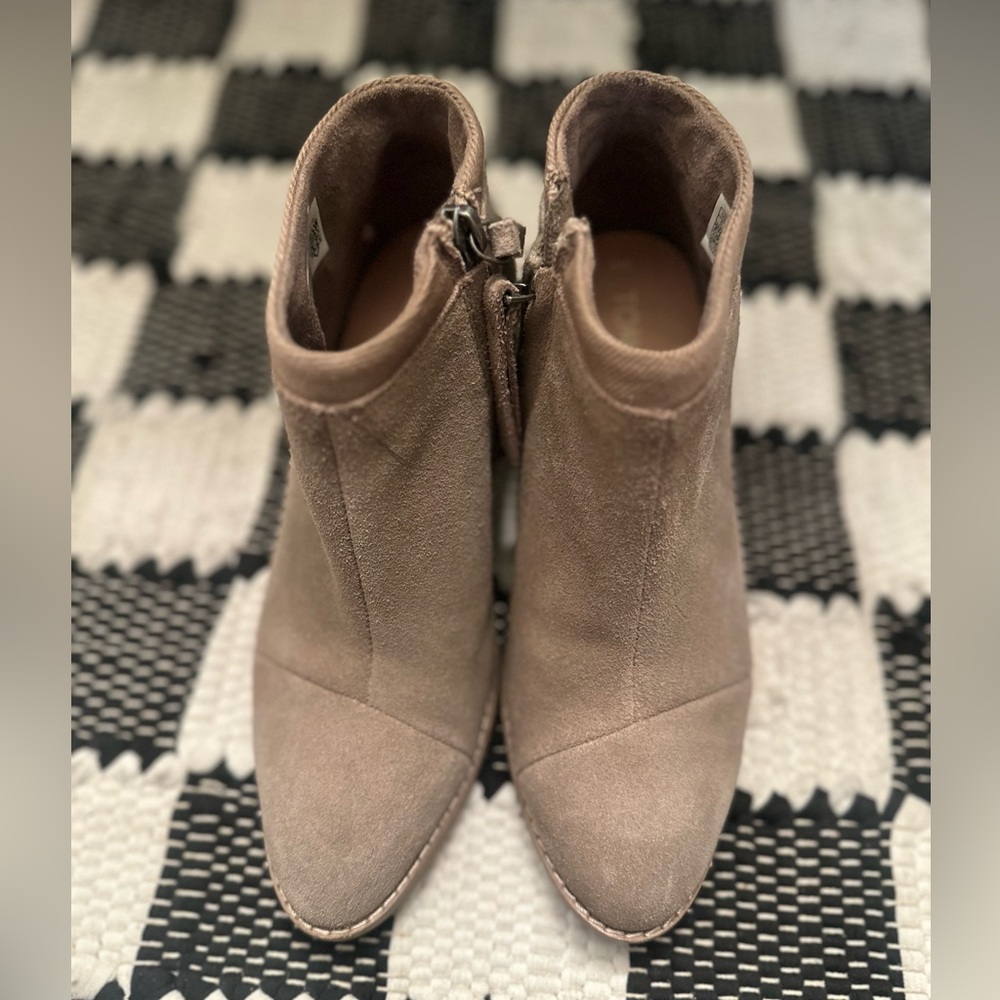 Gray Ankle Boots